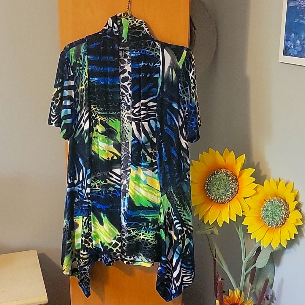 Frank Lyman Design 8 open front tunic